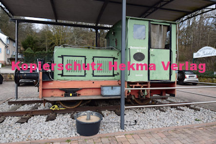 Busenberg-Schindhard - Wieslauterbahn - Ausstellungslok Buchmann G.m.b.H. Nr.1 Betr.Nr.666 Hersteller Gmeinder & Co