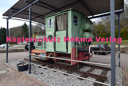 Busenberg-Schindhard - Wieslauterbahn - Ausstellungslok Buchmann G.m.b.H. Nr.1 Betr.Nr.666 Hersteller Gmeinder & Co