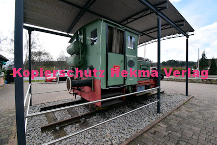 Busenberg-Schindhard - Wieslauterbahn - Ausstellungslok Buchmann G.m.b.H. Nr.1 Betr.Nr.666 Hersteller Gmeinder & Co