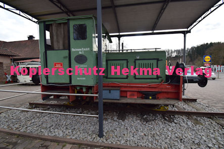 Busenberg-Schindhard - Wieslauterbahn - Ausstellungslok Buchmann G.m.b.H. Nr.1 Betr.Nr.666 Hersteller Gmeinder & Co