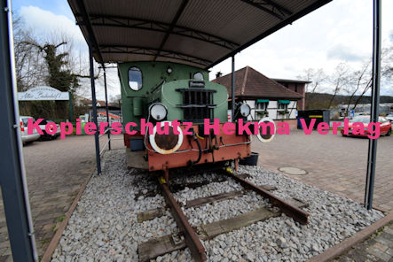 Busenberg-Schindhard - Wieslauterbahn - Ausstellungslok Buchmann G.m.b.H. Nr.1 Betr.Nr.666 Hersteller Gmeinder & Co