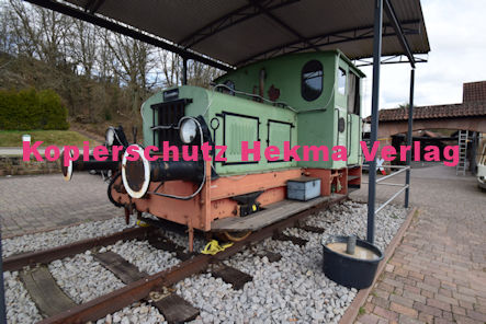 Busenberg-Schindhard - Wieslauterbahn - Ausstellungslok Buchmann G.m.b.H. Nr.1 Betr.Nr.666 Hersteller Gmeinder & Co