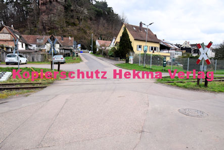 Dahn Eisenbahn - Dahn Bahnübergang BÜ 8,0 - Außermühlstraße