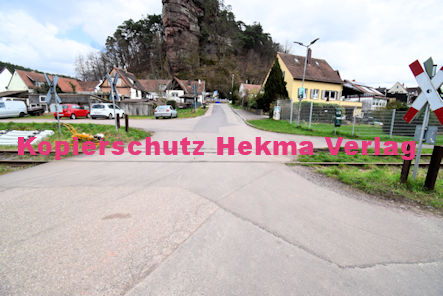 Dahn Eisenbahn - Dahn Bahnübergang BÜ 8,0 - Außermühlstraße