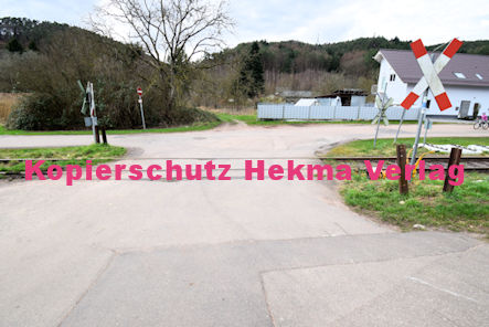 Dahn Eisenbahn - Dahn Bahnübergang BÜ 8,0 - Außermühlstraße