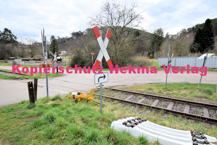 Dahn Eisenbahn - Dahn Bahnübergang BÜ 8,0 - Außermühlstraße