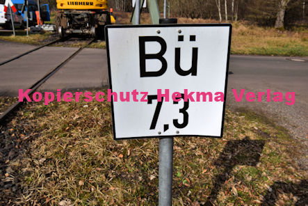 Dahn Eisenbahn - Dahn Bahnübergang BÜ 7,3 - Außermühlstraße