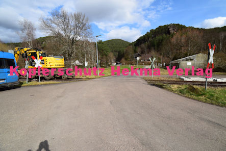 Dahn Eisenbahn - Dahn Bahnübergang BÜ 7,3 - Außermühlstraße