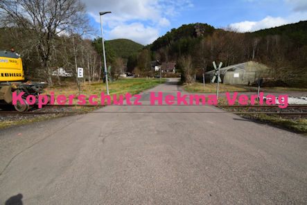 Dahn Eisenbahn - Dahn Bahnübergang BÜ 7,3 - Außermühlstraße