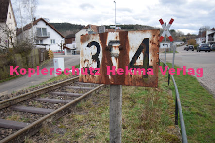 Dahn Eisenbahn - Dahn Bahnübergang BÜ 354 - Goethestraße