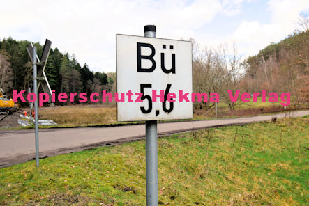 Dahn Eisenbahn - Dahn Bahnübergang BÜ 5,6 - Moosbachtal