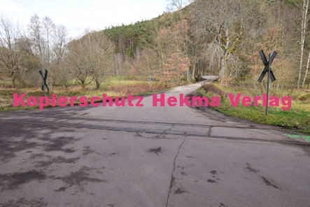 Dahn Eisenbahn - Dahn Bahnübergang BÜ 5,6 - Moosbachtal