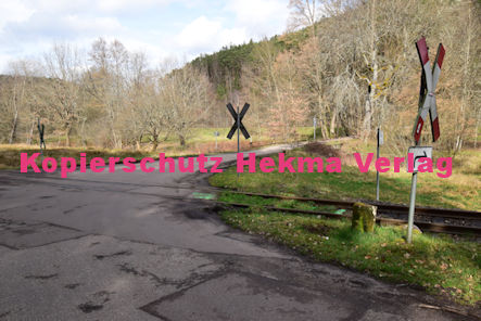 Dahn Eisenbahn - Dahn Bahnübergang BÜ 5,6 - Moosbachtal