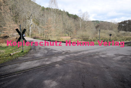 Dahn Eisenbahn - Dahn Bahnübergang BÜ 5,6 - Moosbachtal