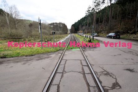 Dahn Eisenbahn - Dahn Bahnübergang BÜ 5,6 - Moosbachtal
