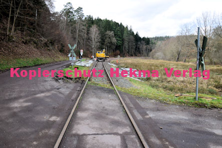Dahn Eisenbahn - Dahn Bahnübergang BÜ 5,6 - Moosbachtal