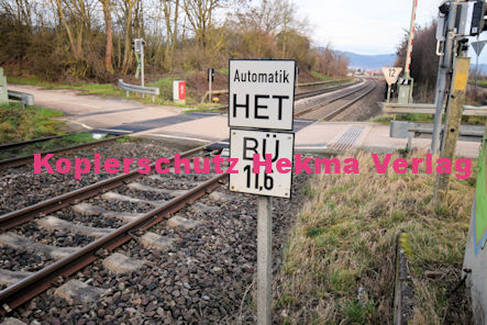 Edesheim Eisenbahn - Edesheim Bahnübergang BÜ 11,6 - Knöringer Weg