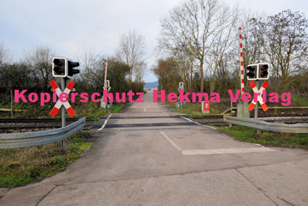 Edesheim Eisenbahn - Edesheim Bahnübergang BÜ 11,6 - Knöringer Weg