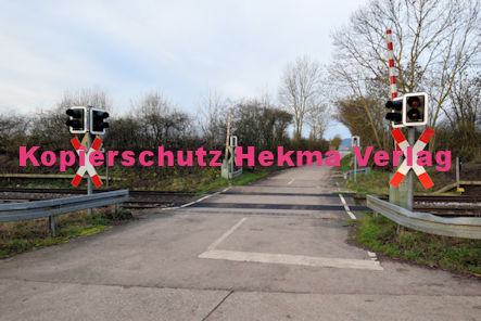 Edesheim Eisenbahn - Edesheim Bahnübergang BÜ 11,6 - Knöringer Weg