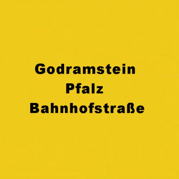 Godramstein Pfalz Bahnhofstraße