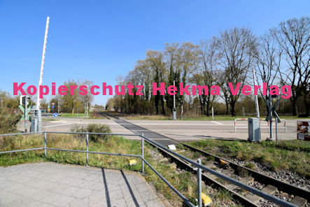 Hagenbach Eisenbahn - Hagenbach Bahnübergang - Bahnhofstraße - Bü Hagenbach II 54,278