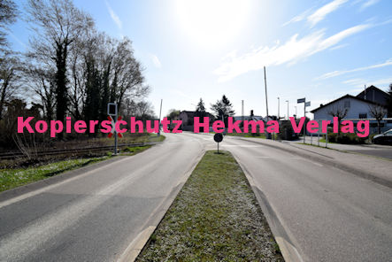 Hagenbach Eisenbahn - Hagenbach Bahnübergang - Bahnhofstraße - Bü Hagenbach II 54,278