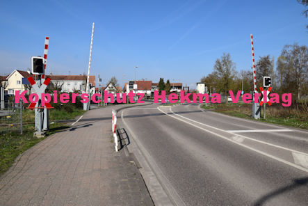 Hagenbach Eisenbahn - Hagenbach Bahnübergang - Bahnhofstraße - Bü Hagenbach II 54,278