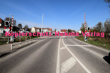 Hagenbach Eisenbahn - Hagenbach Bahnübergang - Bahnhofstraße - Bü Hagenbach II 54,278