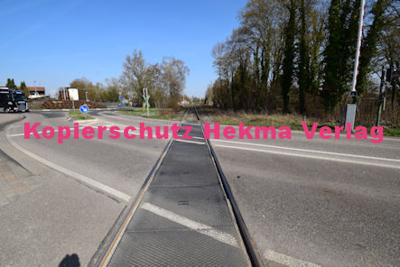Hagenbach Eisenbahn - Hagenbach Bahnübergang - Bahnhofstraße - Bü Hagenbach II 54,278