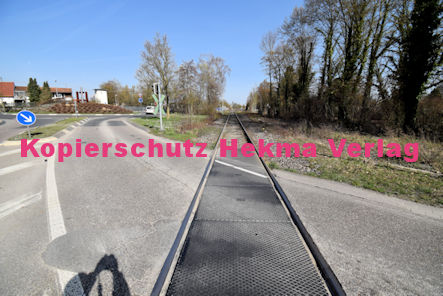 Hagenbach Eisenbahn - Hagenbach Bahnübergang - Bahnhofstraße - Bü Hagenbach II 54,278