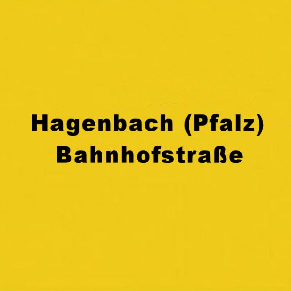Hagenbach (Pfalz) Bahnhofstraße