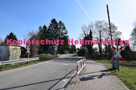 Hagenbach Eisenbahn - Hagenbach Bahnübergang - Ortsrandstraße/Feldweg - Bü Hagenbach I 54,182