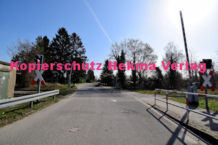 Hagenbach Eisenbahn - Hagenbach Bahnübergang - Ortsrandstraße/Feldweg - Bü Hagenbach I 54,182