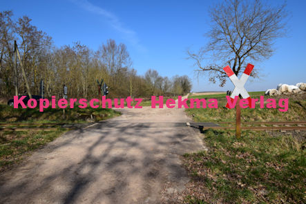 Hergersweiler (Pfalz) Eisenbahn - Hergersweiler - Bahnübergang BÜ 1334 Billigheimer Weg