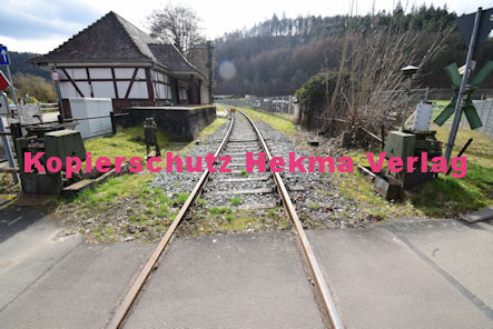 Hinterweidenthal Eisenbahn - Hinterweidenthal Bahnübergang 345 BÜ - Bahnhofstraße