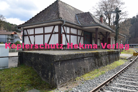 Hinterweidenthal Ort - Wieslauterbahn - Bahnhaltepunkt Bahnhofsgebäude