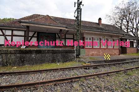 Hinterweidenthal Ort - Wieslauterbahn - Bahnhaltepunkt Bahnhofsgebäude