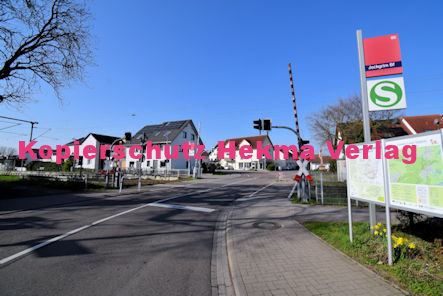 Jockgrim Eisenbahn - Jockgrim Bahnübergang - Hatzenbühler Straße/Bahnhofstraße - Jockgrim I Bü 1288 km 44.306