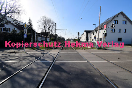 Jockgrim Eisenbahn - Jockgrim Bahnübergang - Hatzenbühler Straße/Bahnhofstraße - Jockgrim I Bü 1288 km 44.306