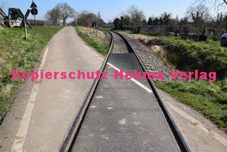 Kapellen-Drusweiler (Pfalz) Eisenbahn - Bahnübergang BÜ - 1340 - Dorfstraße