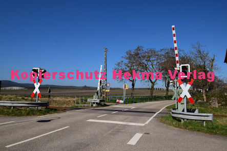 Kapellen-Drusweiler (Pfalz) Eisenbahn - Bahnübergang BÜ 7,9 - Raiffeisenstraße