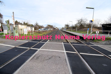 Knöringen Eisenbahn - Knöringen Bahnübergang BÜ 13,6 - Bahnhofstraße