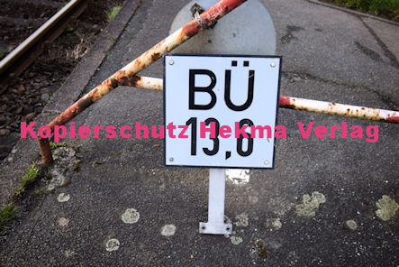 Knöringen Eisenbahn - Knöringen Bahnübergang BÜ 13,6 - Bahnhofstraße