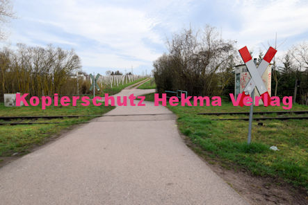 Landau Pfalz Eisenbahn - Landau Bahnübergang 1141 BÜ 22,6 - Rodenweg