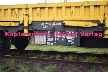 Landau Pfalz Eisenbahn - Landau Bahnübergang 1141 BÜ 22,6 - Rodenweg