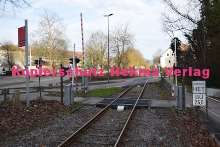 Landau Pfalz Eisenbahn - Landau Bahnübergang BÜ 26,6 - Weißenburger Straße