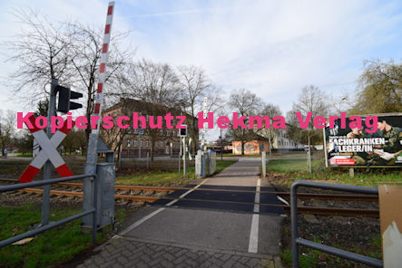 Landau Pfalz Eisenbahn - Landau Bahnübergang BÜ 26,6 - Weißenburger Straße