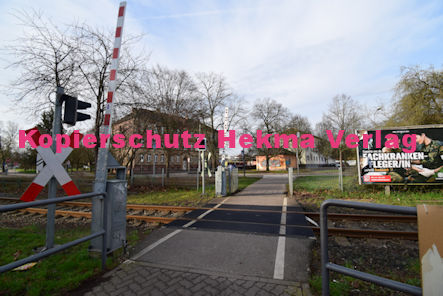Landau Pfalz Eisenbahn - Landau Bahnübergang BÜ 26,6 - Weißenburger Straße