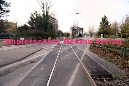 Landau Pfalz Eisenbahn - Landau Bahnübergang BÜ 26,6 - Weißenburger Straße