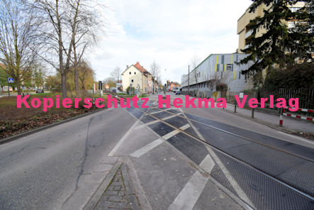 Landau Pfalz Eisenbahn - Landau Bahnübergang BÜ 26,6 - Weißenburger Straße